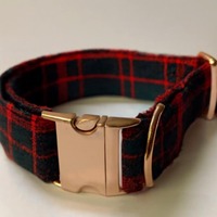 Tartan dog collar 